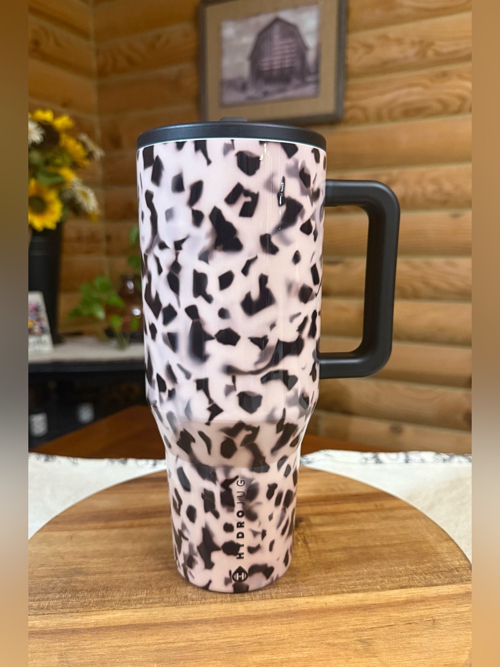 BLONDE TORTOISE HydroJug 40oz Traveler Straw Tumbler • Rylee Arnold Collab